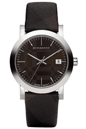  Shop Authentic Burberry Smoked Brown Dial Brown Leather Strap Watch for Women - BU1775 - Luxxuri