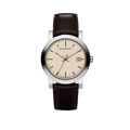 Burberry Heritage Beige Dial Brown Leather Strap Watch for Men - BU1777