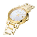  Shop Authentic Burberry The City Silver Dial Gold Steel Strap Unisex Watch - BU9003 - Luxxuri