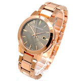  Shop Authentic Burberry The City Light Brown Dial Rose Gold Steel Strap Watch for Women - BU9005 - Luxxuri