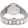 Burberry The City White Dial Two Tone Steel Strap Watch for Women - BU9006