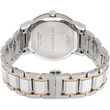  Shop Authentic Burberry The City White Dial Two Tone Steel Strap Watch for Women - BU9006 - Luxxuri