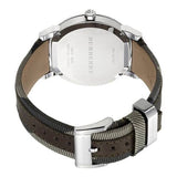  Shop Authentic Burberry The City Grey Dial Leather Strap Watch for Men - BU9020 - Luxxuri
