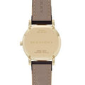  Shop Authentic Burberry The City Gold Dial Black Leather Strap Watch for Men - BU9032 - Luxxuri