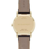  Shop Authentic Burberry The City Gold Dial Black Leather Strap Watch for Men - BU9032 - Luxxuri