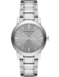 Burberry The City Silver Dial Silver Steel Strap Watch for Women - BU9035