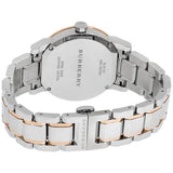  Shop Authentic Burberry The City White Dial Two Tone Steel Strap Watch for Women - BU9105 - Luxxuri