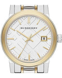  Shop Authentic Burberry The City White Dial Two Tone Steel Strap Watch for Women - BU9115 - Luxxuri