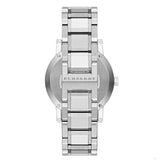  Shop Authentic Burberry The City Pink Dial Silver Steel Strap Watch for Women - BU9124 - Luxxuri