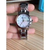  Shop Authentic Burberry The City Diamonds Silver Dial Silver Steel Strap Watch for Women - BU9125 - Luxxuri