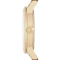  Shop Authentic Burberry The City Gold Dial Brown Leather Strap Watch for Women - BU9133 - Luxxuri
