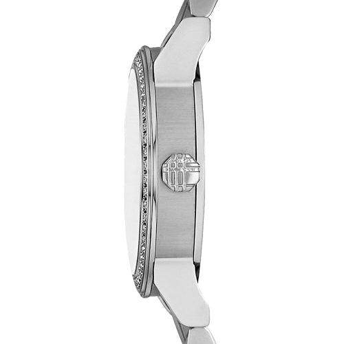  Shop Authentic Burberry The City Diamonds Silver Dial Silver Steel Strap Watch for Women - BU9220 - Luxxuri
