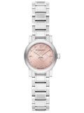  Shop Authentic Burberry The City Diamonds Pink Dial Silver Steel Strap Watch for Women - BU9223 - Luxxuri