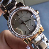  Shop Authentic Burberry The City Diamonds Rose Dial Rose Gold Steel Strap Watch for Women - BU9225 - Luxxuri