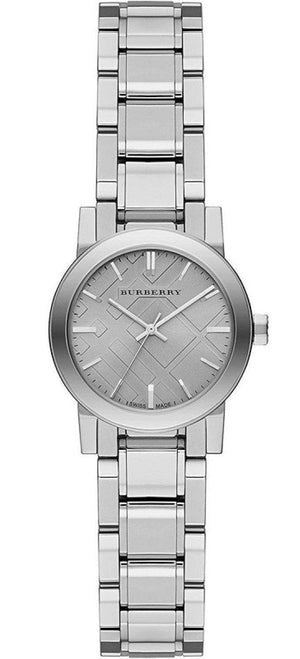  Shop Authentic Burberry The City Diamonds Silver Dial Silver Steel Strap Watch for Women - BU9229 - Luxxuri