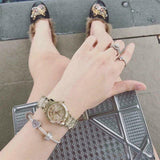  Shop Authentic Burberry The City Gold Dial Gold Steel Strap Watch for Women - BU9234 - Luxxuri