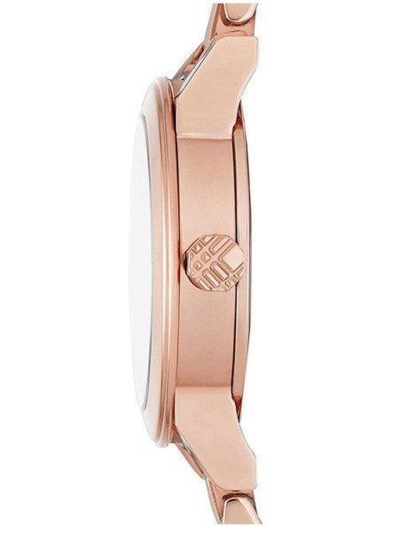  Shop Authentic Burberry The City Rose Gold Dial Rose Gold Steel Strap Watch for Women - BU9235 - Luxxuri