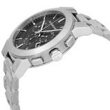  Shop Authentic Burberry The City Black Dial Silver Steel Strap Watch for Men - BU9351 - Luxxuri