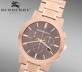  Shop Authentic Burberry The City Grey Dial Rose Gold Steel Strap Watch for Men - BU9353 - Luxxuri