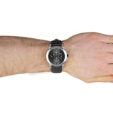  Shop Authentic Burberry The City Grey Dial Black Leather Strap Watch for Men - BU9362 - Luxxuri