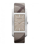  Shop Authentic Burberry Nova Check Silver Dial Two Tone Leather Strap Watch For Women - BU9404 - Luxxuri
