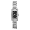Burberry Heritage Black Dial Silver Steel Strap Watch For Women - BU9601
