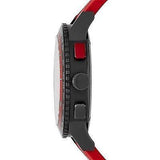  Shop Authentic Burberry The City Chronograph Black Dial Red Rubber Strap Watch For Men - BU9805 - Luxxuri