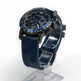  Shop Authentic Burberry The City Sport Chronograph Black Dial Blue Rubber Strap Watch For Men - BU9807 - Luxxuri