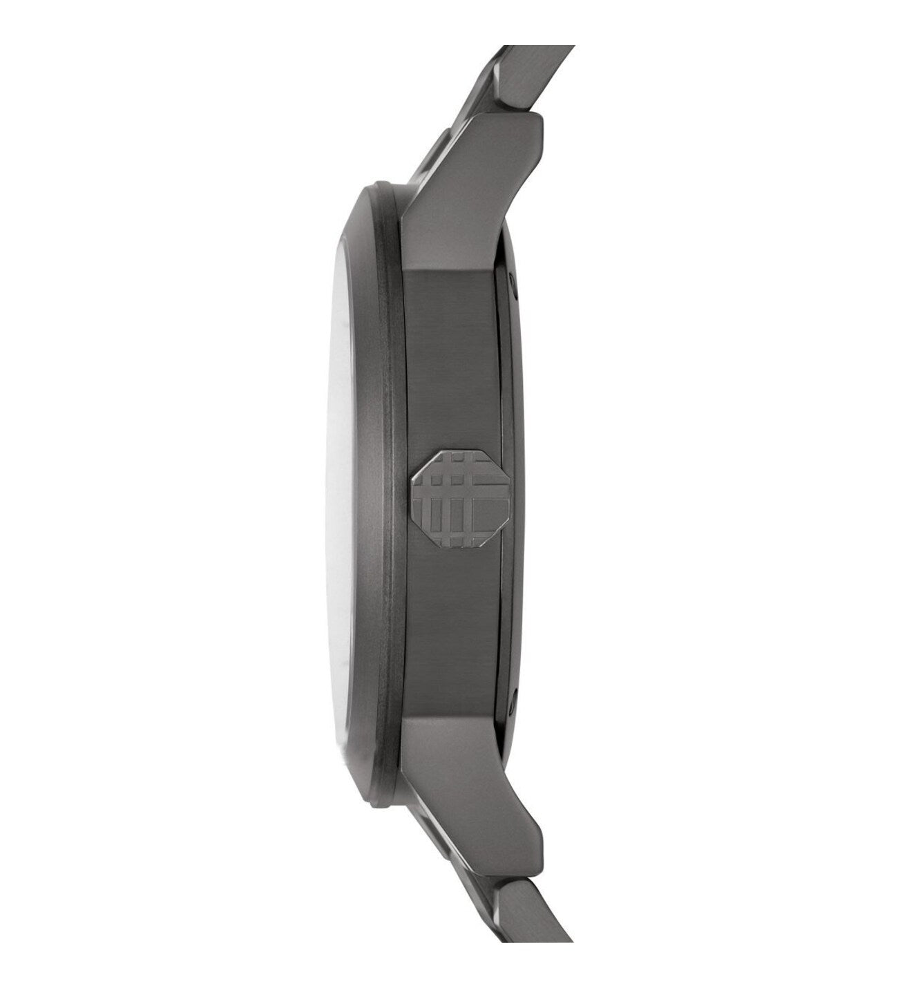 Burberry The City Black Dial Black Steel Strap Watch for Men - BU9902