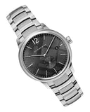  Shop Authentic Burberry The Classic Round Black Dial Silver Steel Strap Watch for Men - BU10005 - Luxxuri
