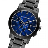  Shop Authentic Burberry The City Navy Blue Dial Black Steel Strap Watch for Men - BU9365 - Luxxuri