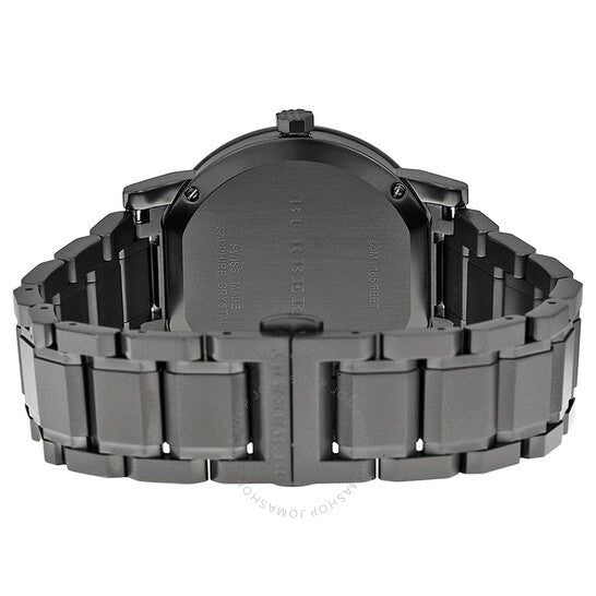  Shop Authentic Burberry The City Grey Dial Gunmetal Steel Strap Watch for Men - BU9007 - Luxxuri