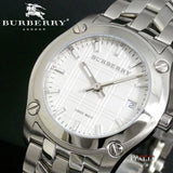  Shop Authentic Burberry Heritage Check White Dial Silver Steel Strap Watch for Women - BU1853 - Luxxuri