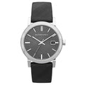  Shop Authentic Burberry Heritage Grey Dial Black Leather Strap Watch for Men - BU9024 - Luxxuri