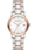  Shop Authentic Burberry The City Silver Dial Two Tone Steel Strap Watch for Women - BU9214 - Luxxuri