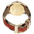  Shop Authentic Burberry The City Gold Dial Orange Leather Strap Watch for Women - BU9016 - Luxxuri