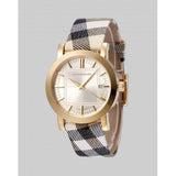  Shop Authentic Burberry Heritage Silver Dial Leather Strap Watch for Women - BU1398 - Luxxuri