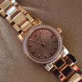  Shop Authentic Burberry The City Diamonds Rose Dial Rose Gold Steel Strap Watch for Women - BU9225 - Luxxuri