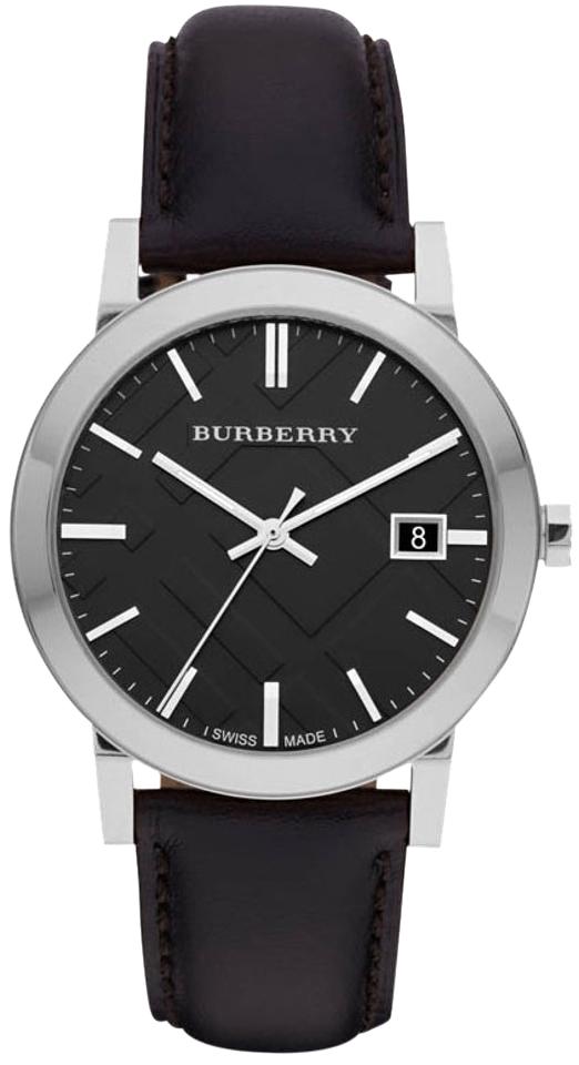  Shop Authentic Burberry The City Black Dial Black Leather Strap Watch for Men - BU9009 - Luxxuri
