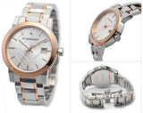  Shop Authentic Burberry The City White Dial Two Tone Steel Strap Watch for Women - BU9105 - Luxxuri