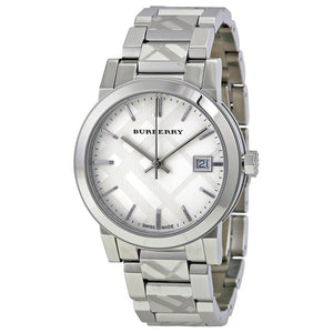  Shop Authentic Burberry The City Silver Dial Silver Steel Strap Watch for Women - BU9233 - Luxxuri