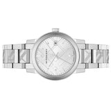  Shop Authentic Burberry The City Silver Diamonds Dial Silver Steel Strap Watch for Women - BU9230 - Luxxuri