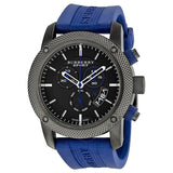  Shop Authentic Burberry Sports Chronograph Black Dial Blue Rubber Strap Watch for Men - BU7714 - Luxxuri