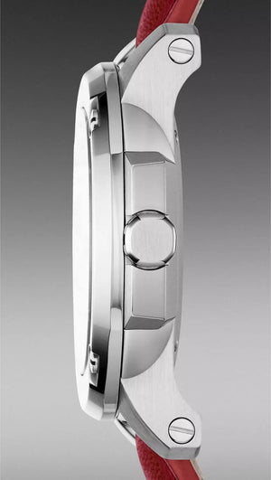  Shop Authentic Burberry Brit The Britain White Dial Red Leather Strap Watch for Women - BBY1705 - Luxxuri