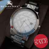  Shop Authentic Burberry The City Silver Dial Silver Steel Strap Watch for Men - BU9037 - Luxxuri
