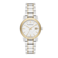 Burberry The City Silver Dial Two Tone Steel Strap Watch for Women - BU9217