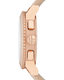  Shop Authentic Burberry Chronograph Rose Gold Dial Beige Leather Strap Watch for Women - BU9704 - Luxxuri