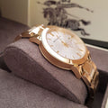  Shop Authentic Burberry The City Silver Dial Gold Steel Strap Unisex Watch - BU9003 - Luxxuri