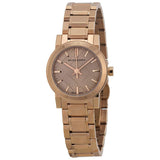  Shop Authentic Burberry The City Nude Dial Rose Gold Steel Strap Watch for Women - BU9228 - Luxxuri