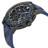  Shop Authentic Burberry The City Sport Chronograph Black Dial Blue Rubber Strap Watch For Men - BU9807 - Luxxuri